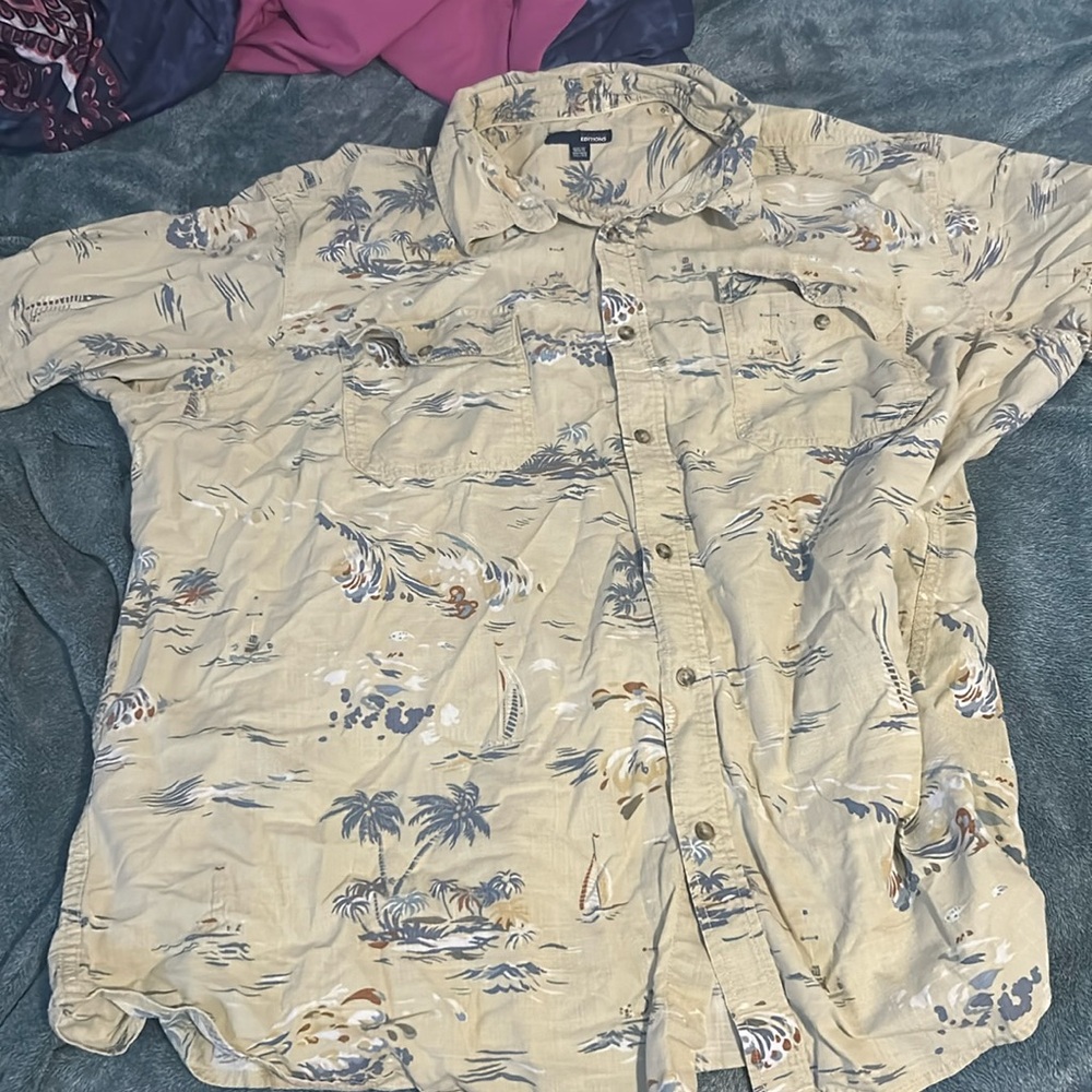 Men’s Basic Editions 3XL Hawaiian Shirt
